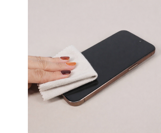 画面拭き取りのイメージ